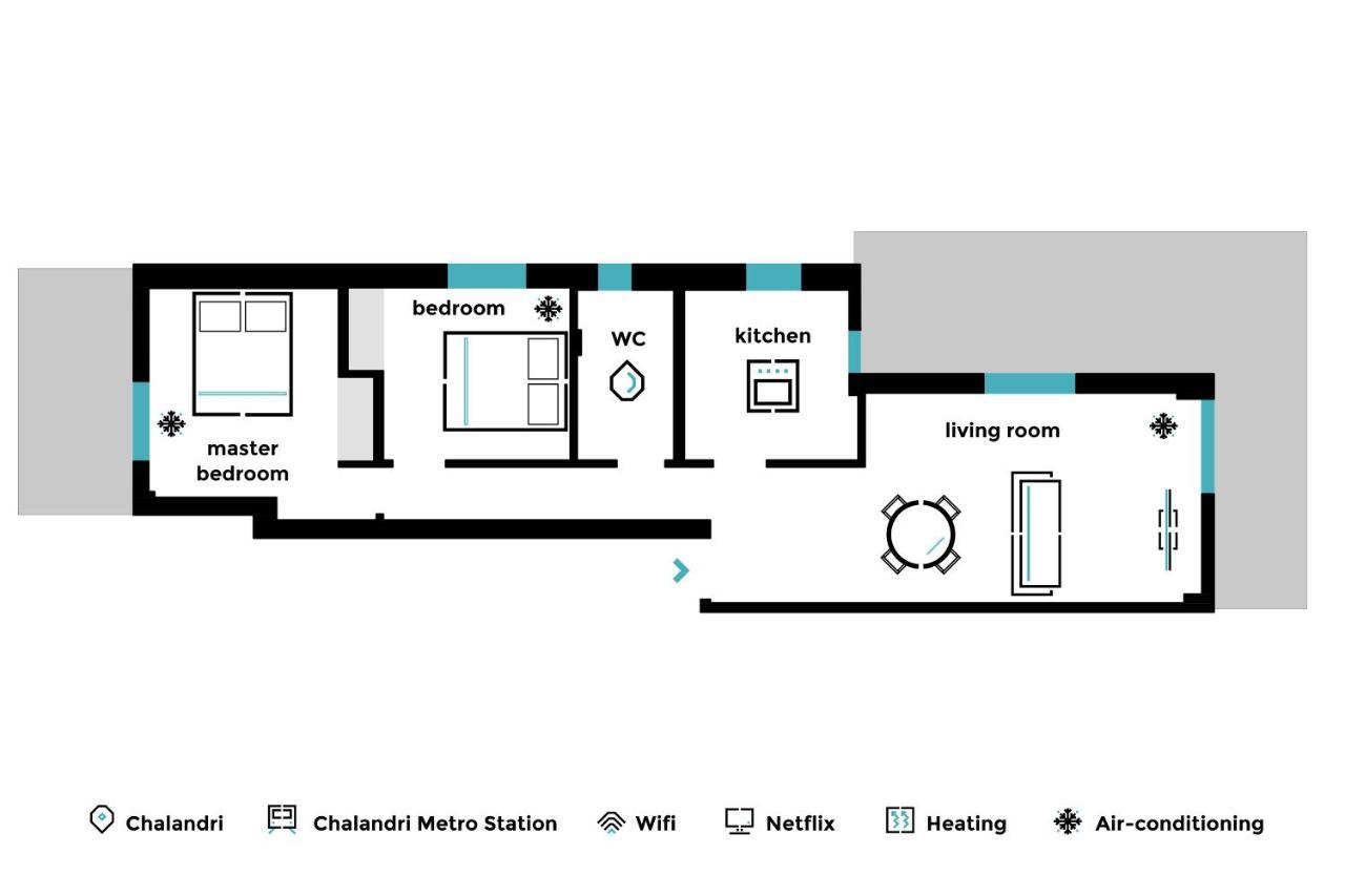 Pleasant 2Br Apartment Near Helexpo By Upstreet 雅典 外观 照片